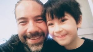 Eric with son Forrest