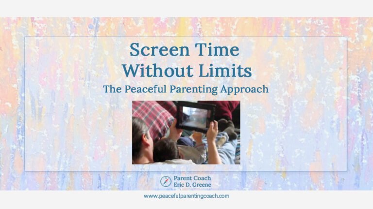 Screen Time Without Limits - Peaceful Parenting