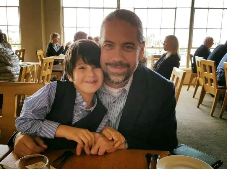 Eric D. Greene and son Forrest